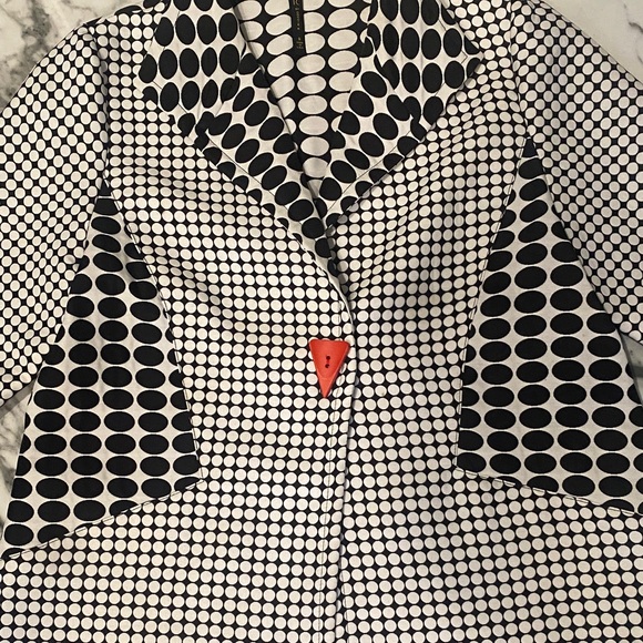 Stylish Black and White Blazer - Picture 3 of 7